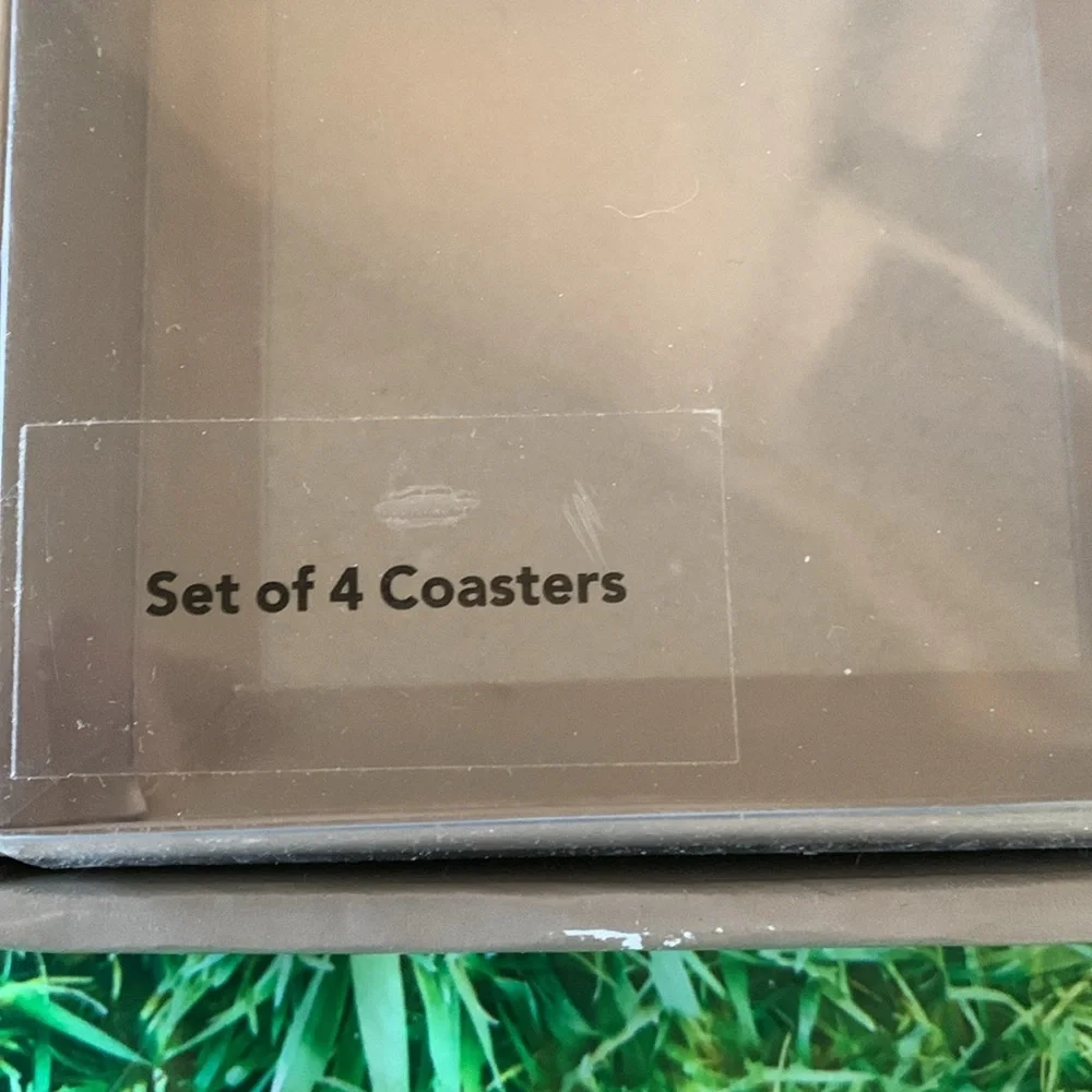 St. Nicholas square, coaster set, joy to the world, (set of 4), NIB